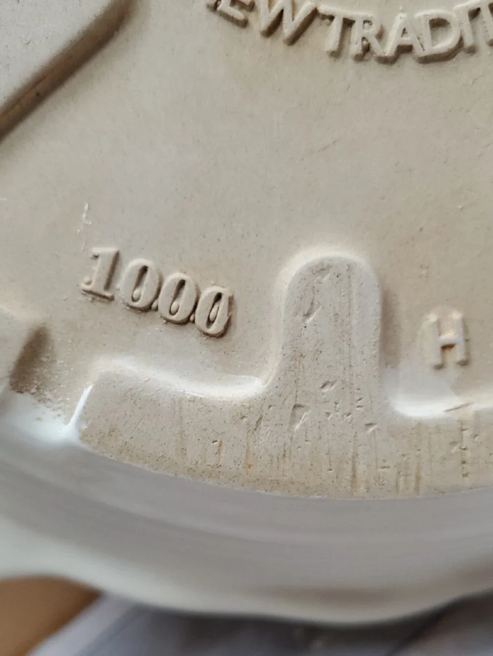 Pampered Chef Pie Plate Pan 9 Inch Fluted Deep Dish Stoneware 1000